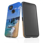 For Google Pixel 4a Case Armour Protective Cover Famous Rocks