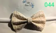 Buttercream Sparkle Bow Headband and/or Hair Tie