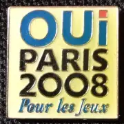 2008 OUI PARIS POUR LES JEUX CANDIDATE BID CITY OLYMPIC PIN
