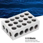 1 Pair Machinist 123 Blocks 23 Hole Precision Tool Ultra Accuracy Industrial