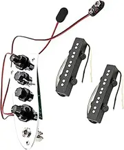 JOINPAYA Bass Pickup Set 5-string Pickup Humbucker Circuit Lightweight and Compact Metal Material Sound Essential Tool for Bass Players