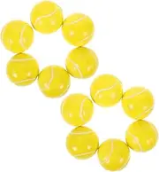 12Pcs Tennis Stress Balls Soft PU Squeeze for Fun Laughter at Parties Portable Lightweight Fidget Pressure Balls for and Play