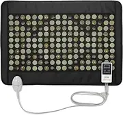 UTK Quantum Wave Heating pad,Infrared Heating Pad for Pain Relief, 28 Passive Magnet Stones,44 Tourmaline Stones,108 Natural Jade Stones, Memory Function,Auto Shut Off (Mpro: 21 x 31 inch)