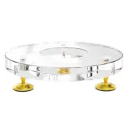 Modern Acrylic Speaker Stand Mount for Desk Improved Audios Performances