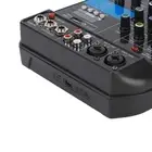 (UK Plug)Audio Mixer USB 4 Channel Stereo Line Mixer Stage Equipment 100‑240 ID