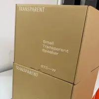 在飛比找Yahoo!奇摩拍賣優惠-瑞典Transparent Speaker 白色 黑色 透明