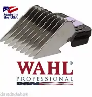 Wahl 3/4"Stainless Steel Attachment Snap on Guide Comb*Fit Oster A5,Andis AG/BG