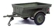 Cararam 1:43 Scale Div. 1/4 Ton USA military trailer 1944