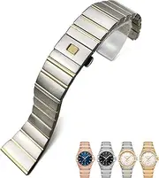 [SKXMOD] 316L Stainless Steel Watch Bands Folding Buckle 15mm 17mm 18mm 23mm 25mm Watch Strap For Omega Double Eagle Constellation Bracelet