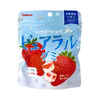 在飛比找大國藥妝優惠-Kabaya Pureral 原汁原味水果軟糖 草莓58g