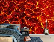 3D Red Texture O1753 Wallpaper Wall Murals Removable Wallpaper Sticker Fay
