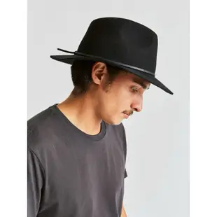 美國品牌Brixton 全新黑色紳士帽xs