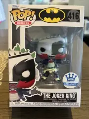 New Funko POP Heroes The Joker King #416 - Funko Exclusive, Protector Included