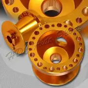 For 1983-1988 Mits Starion/Cordia Orange Aluminum Steering Wheel 6-Hole Adapter (for: Mitsubishi)