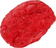 GETAJGHSD Halloween Brain Props Fake Brain Halloween Fake Body Parts Organs Prop Emulsion Red