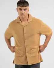 Brixton Bunker Reserve Terry Short Sleeve Shirt