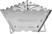 Fire Maple Maverick Wood Stove | Portable Durable Stainless Steel Campfire Stove | Ideal for Camping Backpacking Hiking Trips (Triangle Version)