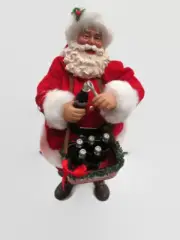 Coca-Cola 2016 Kurt S. Adler Fabriche Santa Selling Cokes- BRAND NEW