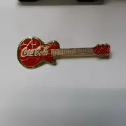 1997 Coca-Cola Collectable Cracked Mini Guitar