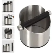 Espresso Knock Box Stainless Steel Machine Coffee Grounds Bucket