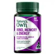 Nature's Own Mind Memory & Energy 40 Tablets