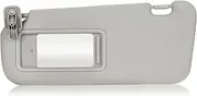 TadaMark Left Driver Side Sun Visor Fit for Mazda 3 2010 2011 2012 2013 Grey Without Light Replace # BBM2-69-320C-75 BBM3-69-320C-75