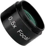 0.5X Focal Reducer Lens M28.5x0.6 Fully Multi-Coated Green Film for Telescope 1.25" Astronomical Telescope Accessories