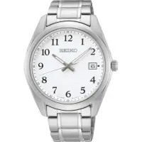 在飛比找momo購物網優惠-【SEIKO 精工】CS 城市簡約手錶 送行動電源(SUR4