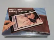 Sharper Image Talking Pictures 24: Album for 24 Photos & 24 Messages Photo Album