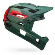 Bell Super Air R Spherical Mips Fullface Helmet Green/Infrared