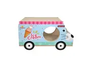 Cat Scratching Post Toy Bed Scratcher Corrugated Cardboard Pet Furniture Couch Sofa Lounge Pad Indoor Kitten Nest Play House Kitty Cave Box Car Shape