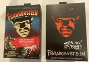 SET OF 2 UNIVERSAL MONSTERS FRANKENSTEIN B&W / COLOR ACTION FIGURES NECA 2021