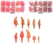ADOCARN Xmas Snowman Nose Toys Snowman Making Materials Christmas Decorations DIY Craft