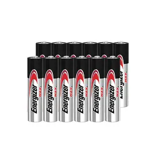 【Energizer 勁量】3倍電量MAX鹼性4號AAA電池24入(1.5V長效鹼性電池LR03)