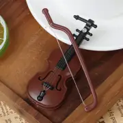 1 Set Mini Plastic Violin Dollhouse Decorative Crafts Music InstrumentB.u.