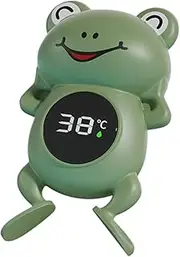 Baby Bath Thermometers – Water Sensor, Safety Gauge | Cute Floating Frog Thermometer for Infnt Bathtub Temperature Detection, Waterproof Digital Toy for Home Shower, Toddler Girls Boys Washing Time