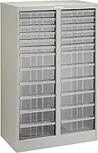 Nakabayashi AF-H24N Avante V2 Floor Case, A4, 24 Tiers, Shallow 6 Deep, 2.4 x 2, New Gray