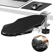 Pulchrum Adjustable Arm Rest for Desk, Ergonomic Rotating Armrest Support Extender, Desk Arm Pad Rest Holder