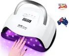 UV LED Nail Lamp, 168W Fast UV Light for Nails Gel Polish, Professional Curing