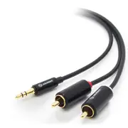 Alogic Premium 5m 3.5mm Stereo Audio to 2xRCA Stereo Male Cable [AD-SPL-05]