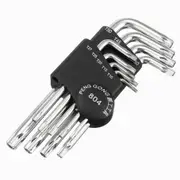 804 9Pcs Torx Hex Screwdriver Star Key L Wrench Set