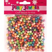 Ribtex Bead VP 8mm Plastic Rnd Facet Asst 125G