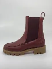 Christian Louboutin GLORINA BOOTY FLAT Lug Sole Chelsea Ankle Boots Bootie $1095