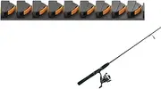 Fishing Rod Rack, Wall-Mounted Storage Holder Stand, Space-Saving Fishing Pole Organizer, Holds Up to 9 Rods, Sturdy Wall Display Shelf, Ceiling-Mount Storage for Garage and Shed