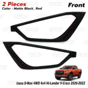 For Isuzu D-Max Hi-Lander V-Cross 2020 22 Matte Head Lamp Lights Cover Trim (for: Isuzu)