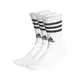 ADIDAS 男女運動中筒襪-三雙入-襪子 長襪 慢跑 訓練 愛迪達 HT3458 白黑