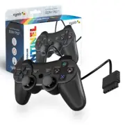 XYAB Wired Controller for PlayStation 2 PS2 Console – Vibration Feedback – New