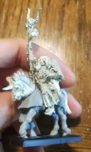 Warhammer Fantasy Mounted Chaos Sorcerer New Metal - Games Workshop Warriors OOP