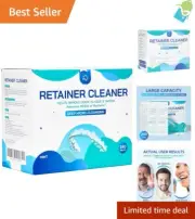 Retainer Denture Cleaner Tablets 240 Count - Aligners Mouth Guards Cleaning