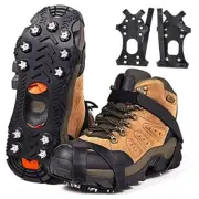Crampons, Ice Cleats for Shoes and Medium Silicone & 304 Stainless Steel
